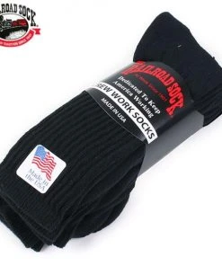 Railroad Men's 3 Pk Crew Socks