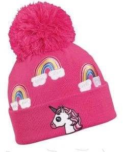 Turtle Fur Kids Unicorn Pom Hat