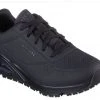 Skechers Women's Work Relaxed Fit Uno SR Shoe, Black -Clothing & Footwear store 108021 1 1