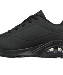 Skechers Women's Work Relaxed Fit Uno SR Shoe, Black -Clothing & Footwear store 108021 3 1