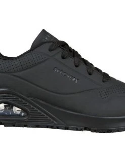 Skechers Women's Work Relaxed Fit Uno SR Shoe, Black -Clothing & Footwear store 108021 4 1 1