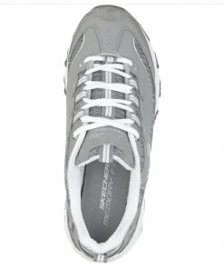 Skechers Women's D'Lites - Me Time Shoes, Gray/White 10 Skechers Women's D'Lites - Me Time Shoes, Gray/White -Clothing & Footwear store 11936 2 1
