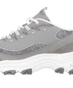Skechers Women's D'Lites - Me Time Shoes, Gray/White 12 Skechers Women's D'Lites - Me Time Shoes, Gray/White -Clothing & Footwear store 11936 4 1