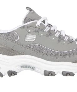 Skechers Women's D'Lites - Me Time Shoes, Gray/White 13 Skechers Women's D'Lites - Me Time Shoes, Gray/White -Clothing & Footwear store 11936 5 1
