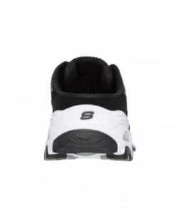 Skechers Women's D'lites - Resilient Slip On Shoe, Black/White -Clothing & Footwear store 11940bkw 2 1