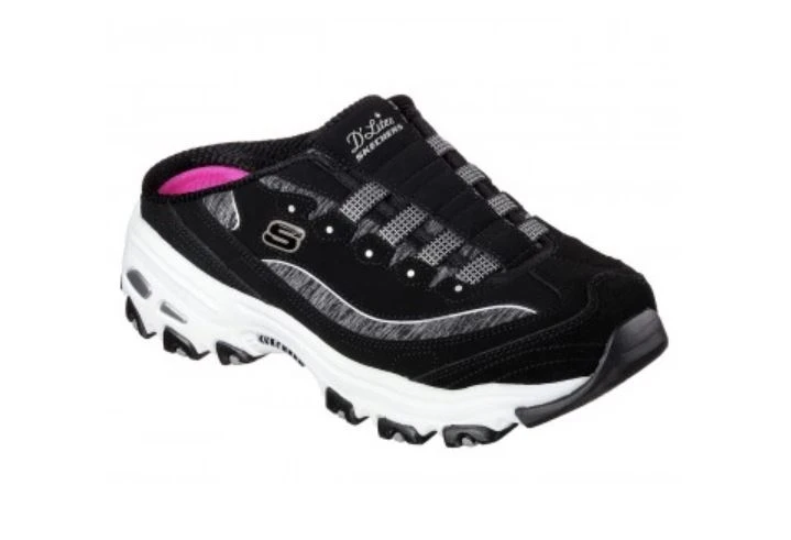 Skechers Women's D'lites - Resilient Slip On Shoe, Black/White 3 Skechers Women's D'lites - Resilient Slip On Shoe, Black/White