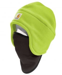 Carhartt High-Visibility Color Enhanced Fleece 2-IN-1 Hat - Lime