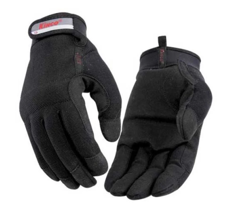 Kinco Black Synthetic Leather Glove 3 Kinco Black Synthetic Leather Glove