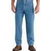 Carhartt Relaxed Fit Heavyweight 5-Pocket Tapered Jean Stonewash