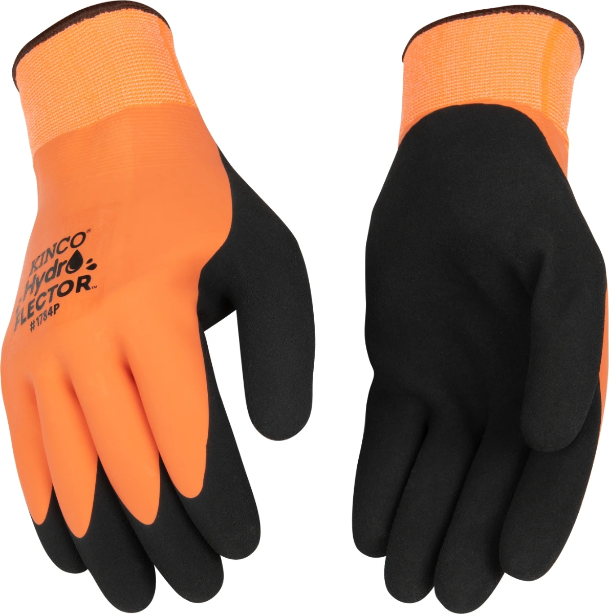 Kinco HydroFlector™ Lined Waterproof Thermal Knit Shell & Double-Coated Latex Glove 4 Kinco HydroFlector™ Lined Waterproof Thermal Knit Shell & Double-Coated Latex Glove - Image 2