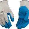 Kinco Polyester Knit Shell & Latex Palm Glove -Clothing & Footwear store 1791 on hands 1