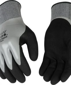 Kinco HydroFlector™ Lined Waterproof Thermal Knit Shell & Double-Coated Nitrile Glove