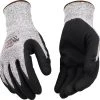 Kinco CutFlector™ Knit Shell & Sandy Foam Nitrile Palm -Clothing & Footwear store 1894cr on hands