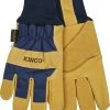 Kinco Lined Suede Pigskin Palm with Knit Wrist Glove -Clothing & Footwear store 1926kw overlapping 1