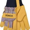 Kinco 1927KW Line Premium Grain Pigskin Palm w/Knit Wrist -Clothing & Footwear store 1927kw overlapping