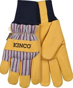 Kinco 1927KW Line Premium Grain Pigskin Palm w/Knit Wrist