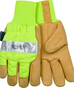 Kinco Hi-Vis Lined Grain Pigskin -Clothing & Footwear store 1939kwp overlapping