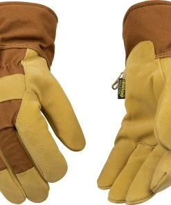 Kinco HydroFlector™ Lined Waterproof Suede Pigskin Palm with Safety Cuff