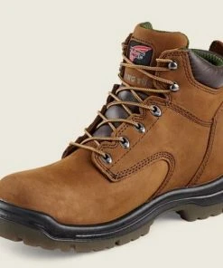Red Wing King Toe® Men's 6 in. Waterproof Safety Toe Boot, Brown -Clothing & Footwear store 2240 2 1