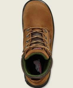 Red Wing King Toe® Men's 6 in. Waterproof Safety Toe Boot, Brown -Clothing & Footwear store 2240 3 1