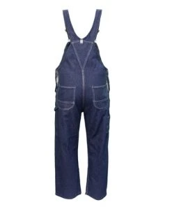 Key Industries Men's Denim Bib Overalls, Indigo Denim Garment Wash -Clothing & Footwear store 273.43 2 1