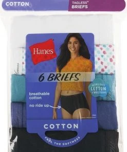 Hanes Cool Comfort® Women's Cotton Brief Panties - 6 Pack
