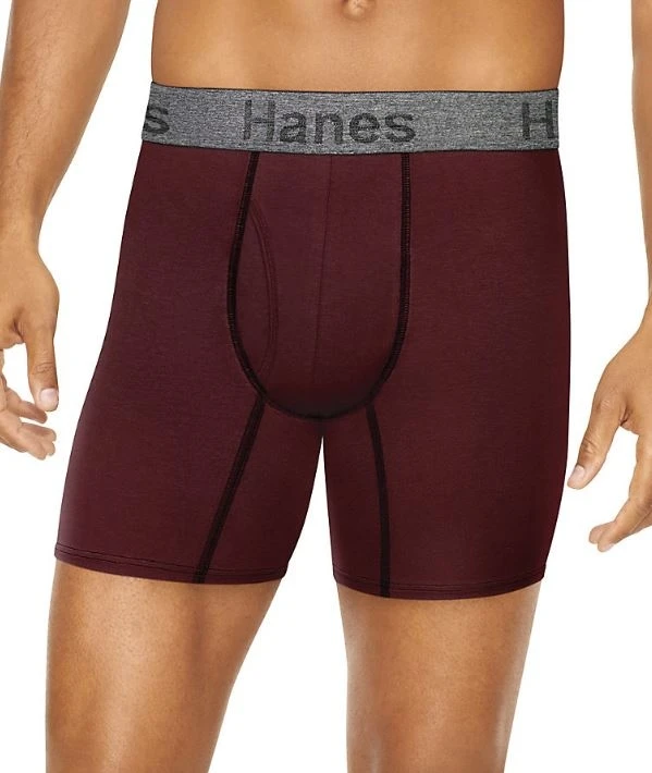 Hanes Men's Comfort Flex Fit® Ultra Soft Cotton Stretch Boxer Briefs - 3 Pack 3 Hanes Men's Comfort Flex Fit® Ultra Soft Cotton Stretch Boxer Briefs - 3 Pack
