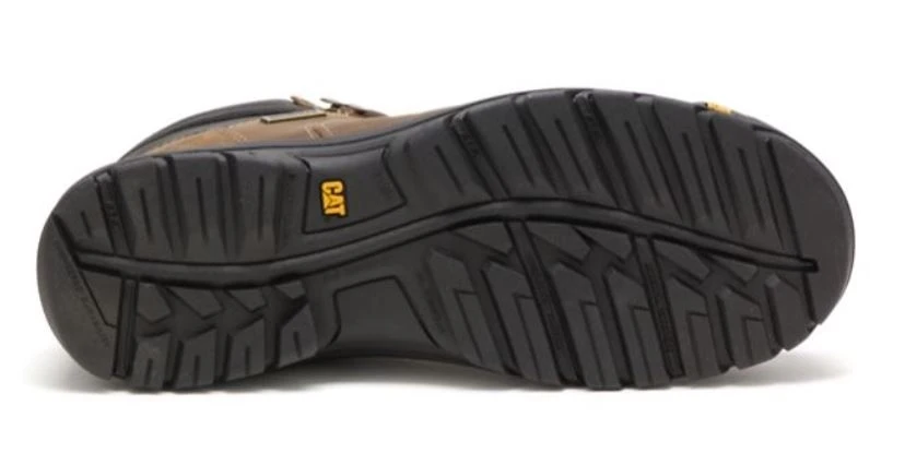 CAT Men's Threshold Waterproof Steel Toe Work Boot, Real Brown 4 CAT Men's Threshold Waterproof Steel Toe Work Boot, Real Brown - Image 2