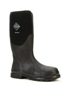 Muck Boots CHS-000A Men's Chore Hi Steel Toe Work Boot - Black