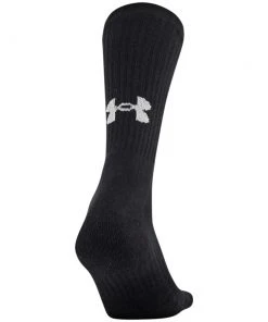 Under Armour Men's Large Black Crew Training Socks, 6-Pack -Clothing & Footwear store 38420038 1 1