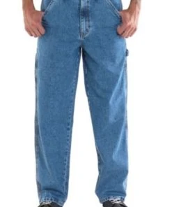 Full Blue Light Wash Carpenter Jeans