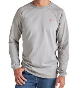 Ariat FR Work Crew Long Sleeve - Silver