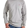 Ariat FR Work Crew Long Sleeve - Silver -Clothing & Footwear store 45361522 1