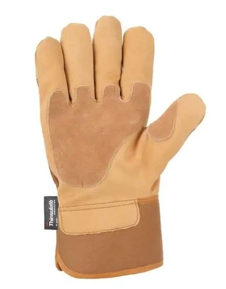 Carhartt A513BRN Insulated Grain Leather Safety Cuff Work Glove-X-Large 4 Carhartt A513BRN Insulated Grain Leather Safety Cuff Work Glove-X-Large - Image 2