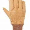 Carhartt A672BRN Insulated Gunn Cut Knit Cuff Work Glove-X-Large
