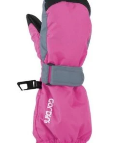 Gordini 1M5042 Toddler Easy On Mitt-Super Pink/Clay Grey-X-Small