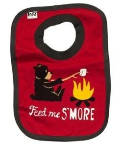 Lazy One Bear Feed Me S'more Bib