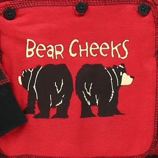 Lazy One Bear Cheeks Plaid Kid Flapjacks 3 Lazy One Bear Cheeks Plaid Kid Flapjacks