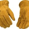Kinco Lined Premium Suede Cowhide Driver Glove -Clothing & Footwear store 50rl on hands 1