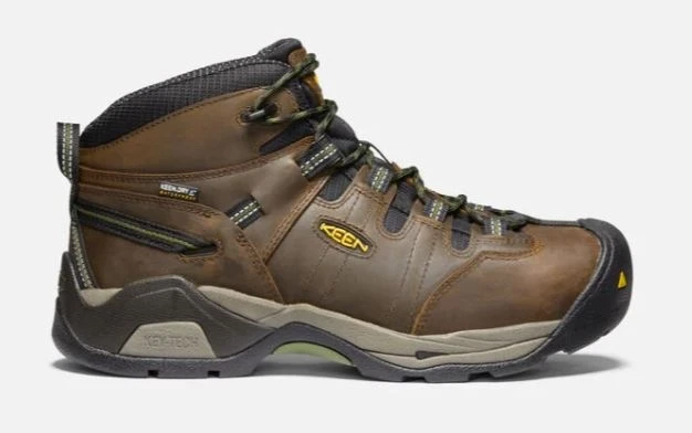 Keen Men's Detroit XT Waterproof Boot (Steel Toe), Cascade Brown/Bronze Green 3 Keen Men's Detroit XT Waterproof Boot (Steel Toe), Cascade Brown/Bronze Green