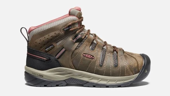 Keen Women's Flint II Waterproof Boot (Soft Toe), Cascade Brown/Brick Dust 3 Keen Women's Flint II Waterproof Boot (Soft Toe), Cascade Brown/Brick Dust