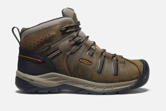 Keen Men's Flint II Waterproof Mid (Soft Toe), Black Olive/Brindle 3 Keen Men's Flint II Waterproof Mid (Soft Toe), Black Olive/Brindle