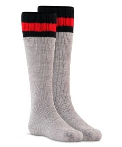 Kid's Buck Jr. Heavyweight Mid-Calf Boot - Grey/Black/Red