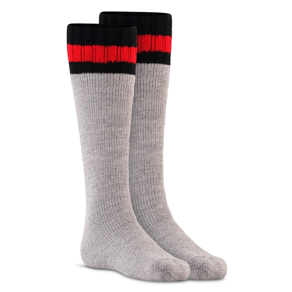 Kid's Buck Jr. Heavyweight Mid-Calf Boot - Grey/Black/Red 3 Kid's Buck Jr. Heavyweight Mid-Calf Boot - Grey/Black/Red