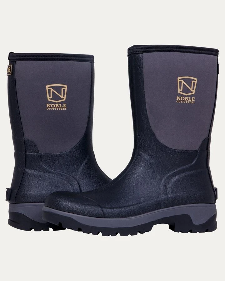 Noble Outfitters Men's MUDS Mid, Black 3 Noble Outfitters Men's MUDS Mid, Black