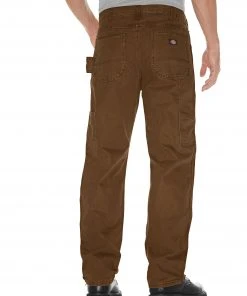 Dickies Relaxed Fit Straight Leg Carpenter Duck Jeans - Timber Brown