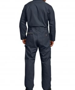Dickies Deluxe Blended Long Sleeve Coveralls - Dark Navy