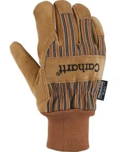 Carhartt A512BRN Insulated Suede Knit Cuff Work Glove-X-Large