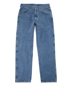 Wrangler Blue Ridge Stonewashed Cotton Denim Jeans - Relaxed Fit