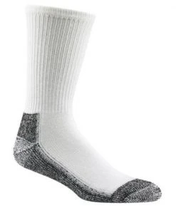 Wigwam Men's Steel Toe Crew White/Black Large Work Socks